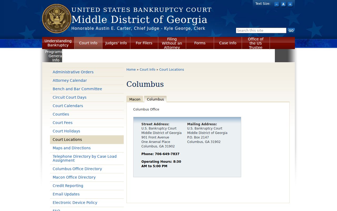 Bankruptcy source for Stewart County court record routing